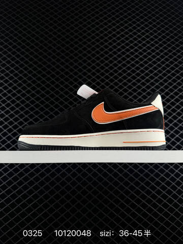 Nike Air Force 1 07 Black Orange White EU 36-45 Lifestyle - Unisex (BS-72473)
