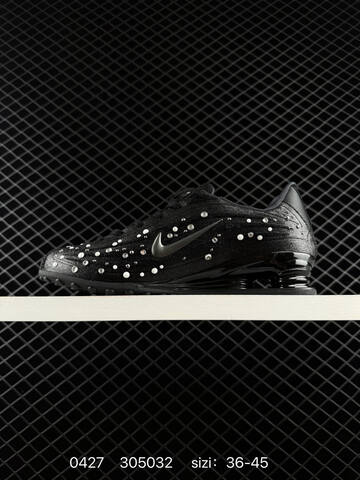 Nike Shox Z Black Silver With Rhinestone Pearl Accents EU 36-45 Lifestyle - Unisex (BS-71829)