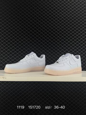 Nike Air Force 1 07 White Translucent Light Pink-beige Sole EU 36-40 Lifestyle - Unisex (BS-74123)