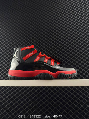 Jordan Air Jordan 11 Black Red EU 40-47 Basketball Shoe - Men's (BS-80728)