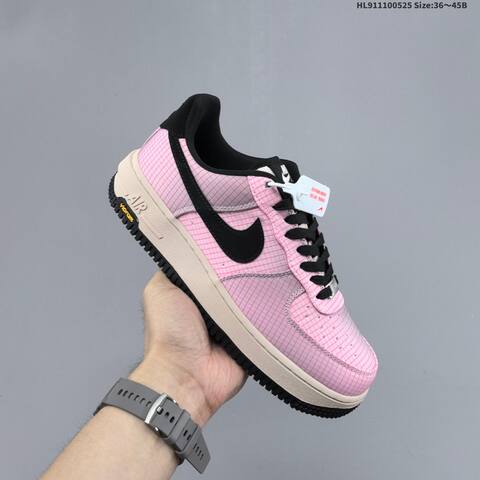 Nike Air Force 1 07 Pink Black Beige EU 36-45 Sneaker - Unisex BS-60134