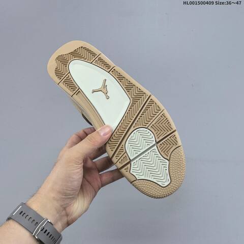 A Air Jordan 4 Retro Cozy Girl AIR JORDAN 4 Aj4 Lifestyle (BS-66274)