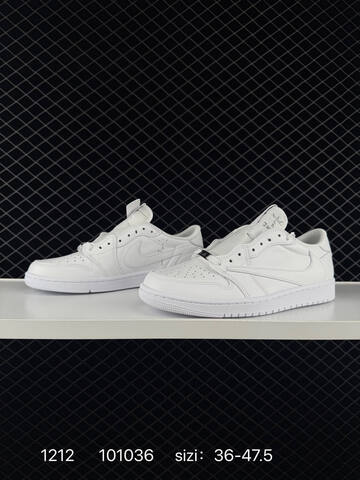Jordan Air Jordan 1 Low Travis Scott Triple White EU 36-47 5 Sneaker - Unisex BS-80077