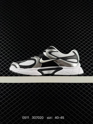 Nike V5 RNR White Black Silver EU 40-45 Running - Men's (BS-71533)