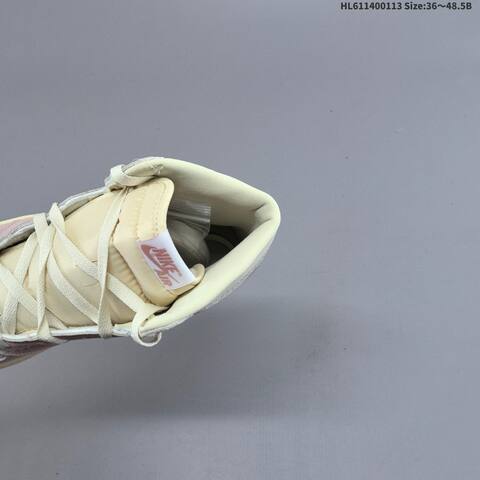 Nike Air Jordan 1 Retro High OG White Pink Beige 36 48 5 Casual - Unisex (BS-66985)