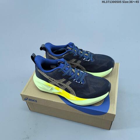 ASICS NOVABLAST 5 LE 1011B974 031 Black Silver Blue Green EU 36-45 Running Shoe Running Sneakers - Unisex BS-68860