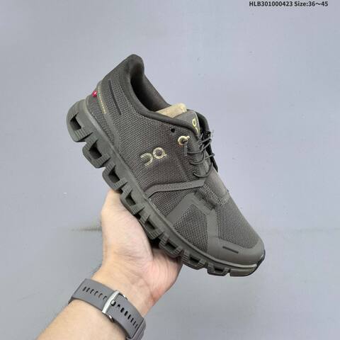 On Running Cloud 6 Dark Olive Grey EU 36-45 Running Shoe Running Sneakers - Unisex BS-69586