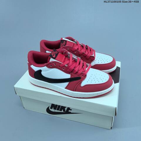 Nike Air Jordan 1 Low Travis Scott Reverse Mocha Black White Mocha EU 36-45 Casual - Unisex (BS-67097)