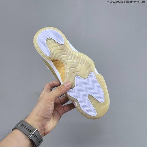 Jordan Air Jordan 11 Retro Low White Gold EU 40-47 5 Basketball - Men's (BS-65836)