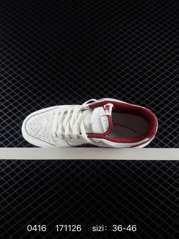 Nike Dunk Low White Team Red EU 36-46 Skate - Unisex (BS-72063)