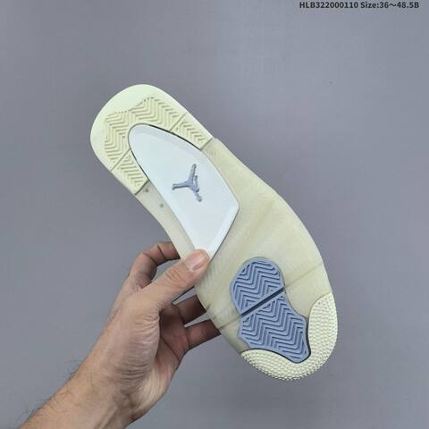 Jordan Air Jordan 4 RM White Grey Black 36 48 5 Casual - Unisex (BS-67020)