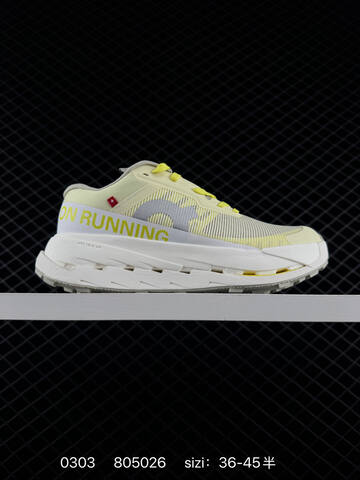 On Cloudultra 3 Triple Black And White Grey EU 36-45 Trail Shoe Trail Running Sneakers - Unisex (BS-85403)
