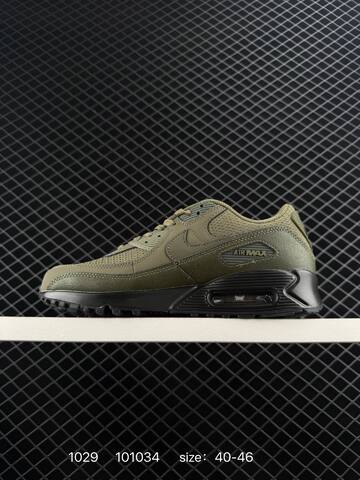 Nike Air Max 90 Olive Green Black 40-46 Running - Men's (BS-74497)