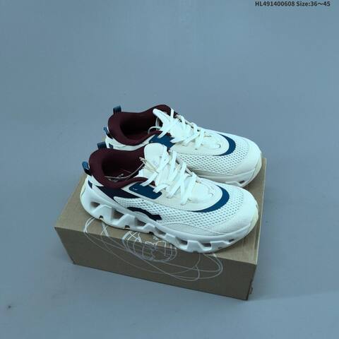 On Cloudswift K-Tech 2 Kith Dark Green Cream Burgundy White EU 36-45 Running Shoe Running Sneakers - Unisex (BS-69498)