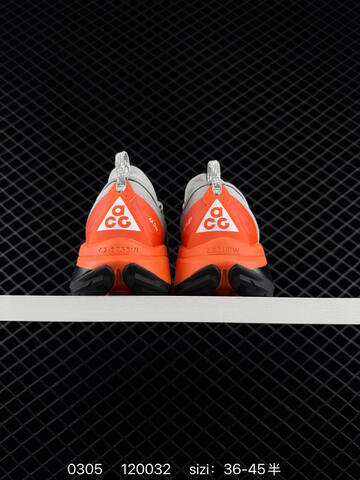Nike ACG Zegama Trail Grey Orange Black 36-45 5 - Unisex (BS-72765)