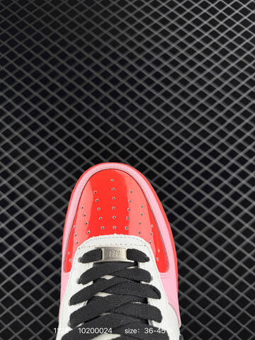 Nike Air Force 1 Low Pink White Black Red 36-45 Casual - Unisex (BS-74013)