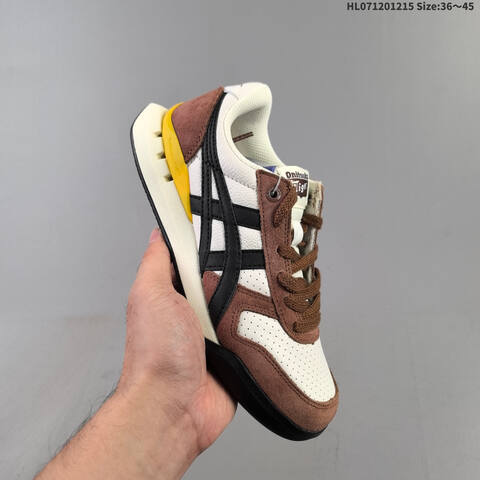 Onitsuka Tiger Ultimate 81 EX White Brown Black Yellow EU 36-45 Sneaker Casual Sneakers - Unisex (BS-69151)