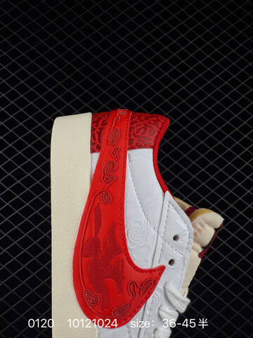Nike Blazer Low 77 Jumbo White Red 36-45 5 Lifestyle - Unisex (BS-73058)