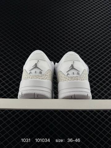 Air Jordan 3 Retro Silver Anniversary AIR JORDAN 3 Aj3 Lifestyle BS-80390