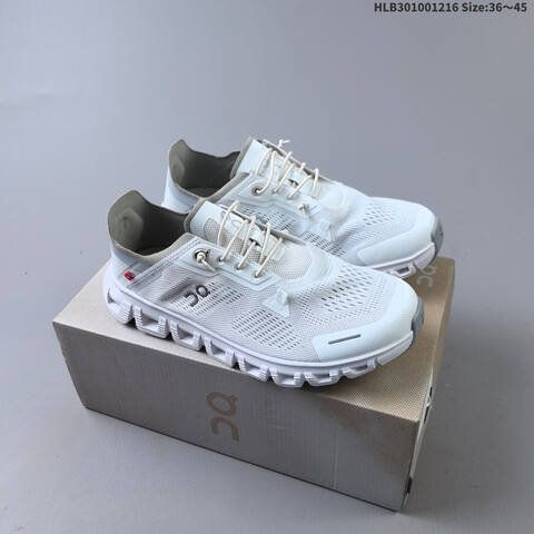 On Running Cloud 6 Coast White Black EU 36-45 Running Shoe Running Sneakers - Unisex (BS-69740)