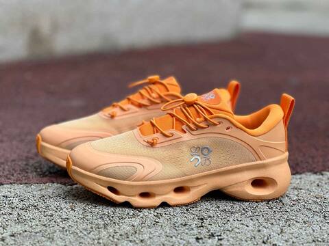 LOEWE x On Cloudsolo 3WF30600663 Orange Peach Silver US 7 EU 38 UK 5 JP 24 Running Shoe Running Sneakers - Women's (BS-86762)