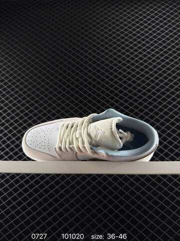 Jordan Air Jordan 1 Low IB8859-101 White Beige Brown Light Blue Peach EU 36-46 Sneaker - Unisex BS-81010