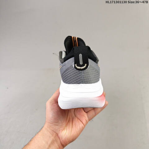 Asics Gel-Nimbus 27 Grey Black Orange Red White EU 36-47 Running Shoe Running Sneakers - Unisex (BS-69204)