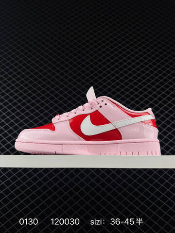 Nike Dunk Low Pink Red White EU 36-45 Skate - Unisex (BS-72886)