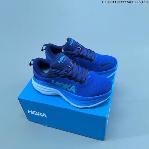HOKA ONE ONE Bondi 8 Grey Black Red Purple Yellow EU 36-45 Running Shoe Running Sneakers - Unisex (BS-69372)