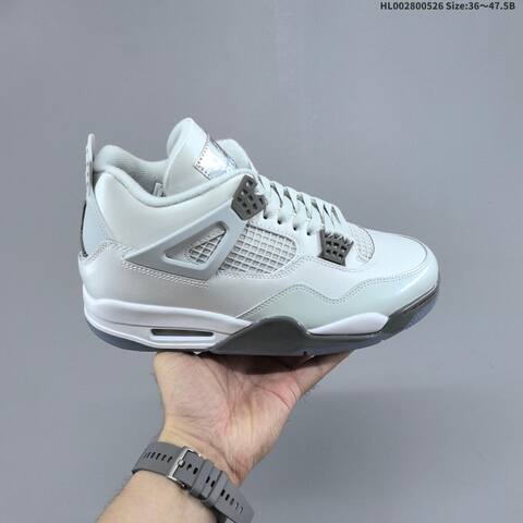 Jordan Air Jordan 4 Retro Photon Dust Photon Dust White Grey EU 36-47 5 Basketball - Unisex (BS-65871)