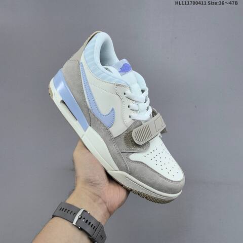 Jordan Legacy 312 Low White Light Grey Light Blue EU 36-47 Basketball - Unisex (BS-66236)