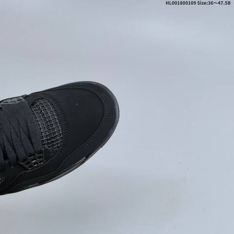 Jordan Air Jordan 4 Retro Black Cat Black 36 47 5 Basketball - Unisex (BS-67046)