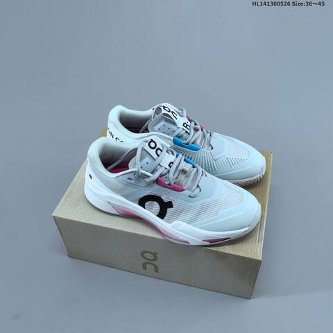 On Running THE ROGER Pro Pink Orange Black White Purple EU 36-45 Tennis Shoe Casual Sneakers - Unisex (BS-69515)