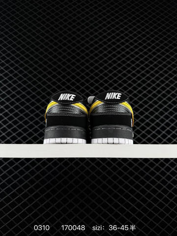 Nike Dunk Low Retro Black Yellow White EU 36-45 Skate - Unisex (BS-72710)