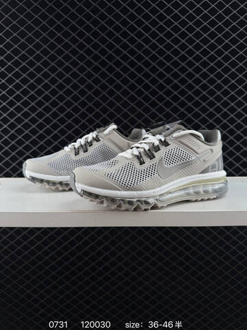 Nike Air Max 2013 Light Grey White Black 36-46 5 Running - Unisex (BS-80991)