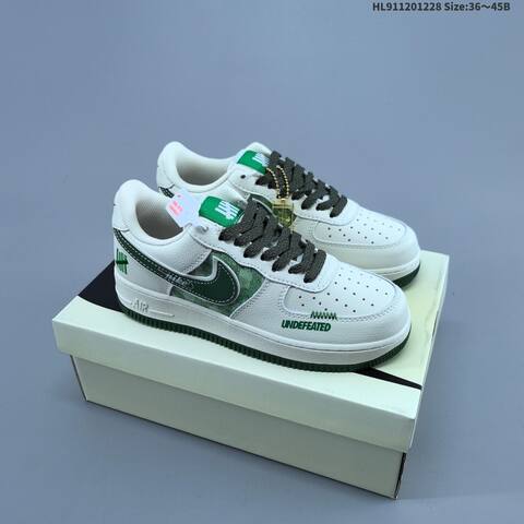 Nike Air Force 1 07 Off White Dark Green White EU 36-45 Sneaker - Unisex BS-62366