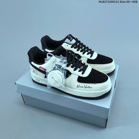 Nike Air Force 1 07 LV8 Olive Burgundy White Black EU 36-45 Sneaker - Unisex BS-61613