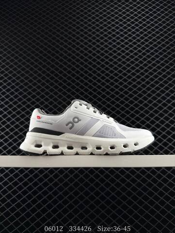 On Cloudrunner 2 White Grey Black EU 36-45 Running Shoe Running Sneakers - Unisex (BS-85562)