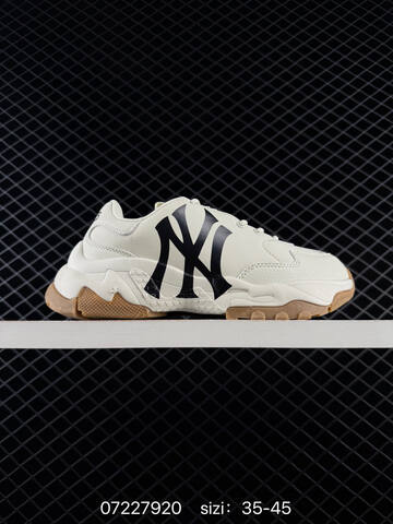 MLB LA Big Ball Chunky White Navy Blue Grey EU 35-45 Sneaker Casual Sneakers - Unisex