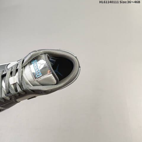 Jordan Air Jordan 1 Low OG HV4398-014 Grey White EU 36-46 Casual - Unisex (BS-63609)