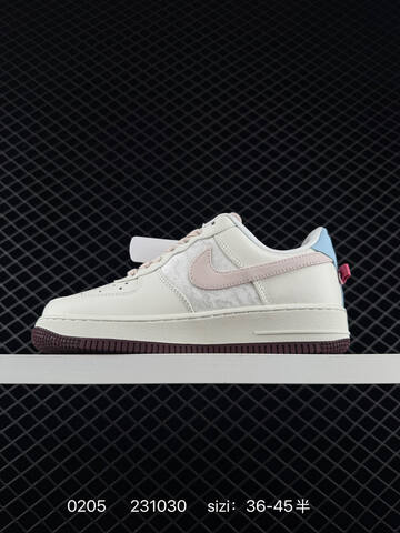 Nike Air Force 1 07 Low Sail Pink Light Blue Burgundy EU 36-45 5 Lifestyle - Unisex (BS-72817)