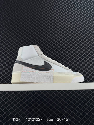 Nike Blazer Mid Pro Club White Cream With Blue Red Black Or Orange Accents 36-45 Casual - Unisex (BS-73962)