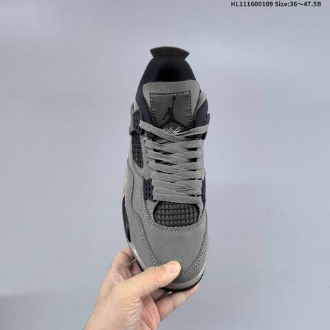 Jordan Air Jordan 4 Retro OG Grey Black EU 36-47 5 Basketball - Unisex (BS-67032)