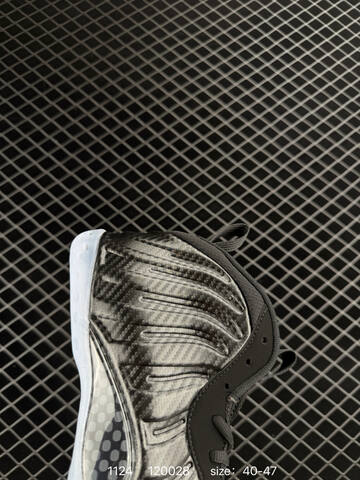 Nike Air Foamposite One QS Black Carbon Fiber With Icy Blue Sole EU 40-47 Basketball - Men's (BS-74034)