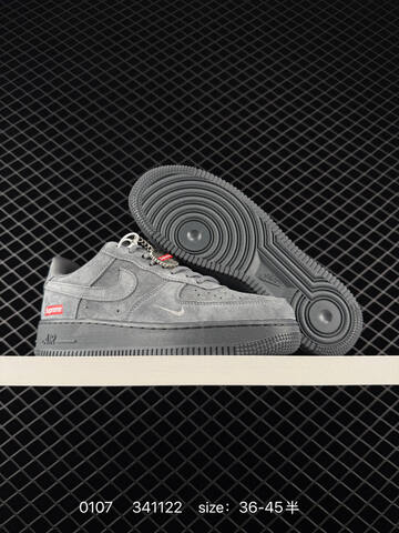 Nike Air Force 1 07 Grey Green Suede 36-45 Lifestyle - Unisex (BS-73249)