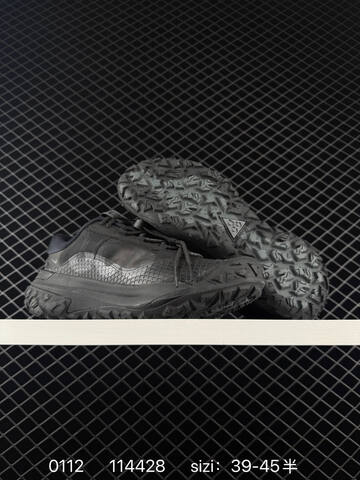 Nike ACG Mountain Fly 2 Low GTX Grey Black White With Orange Laces 39-45 Trail - Unisex (BS-73178)