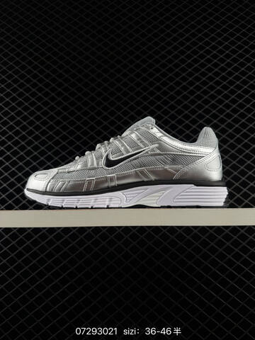 Nike P-6000 Metallic Silver Black White Grey EU 36-46 Lifestyle Unisex BS-70041