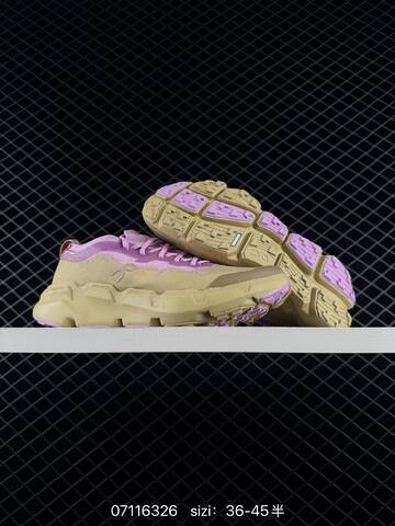 LOEWE x On Cloudsoma 3 MF30851043 Khaki Purple Or White Gray EU 36-45 Trail Shoe Trail Running Sneakers - Unisex (BS-85055)