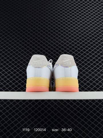 Nike Air Force 1 07 Low White Pink Yellow 36-40 Lifestyle - Unisex (BS-74124)