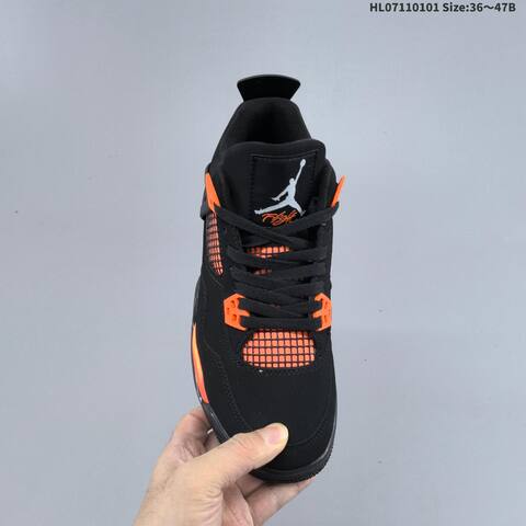Jordan Air Jordan 4 Retro CT8527-020 Black Orange EU 36-47 Basketball - Unisex (BS-67139)